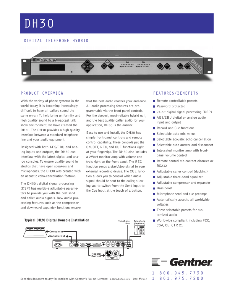 digital telephone hybrid product overview features digital telephone hybrid product overview features