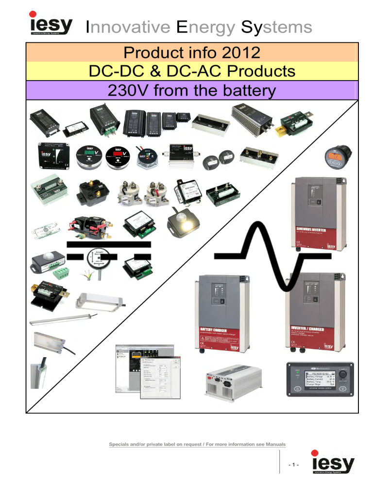 Innovative Energy Systems Innovative Energy Systems