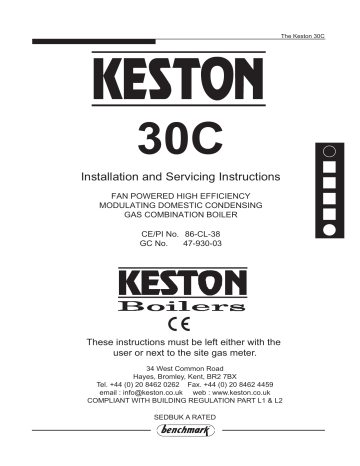Keston 30c Installation And Servicing Instructions | Manualzz Keston 30c Installation And Servicing Instructions | Manualzz