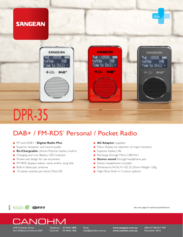 DPR-35 - Canohm DPR-35 - Canohm