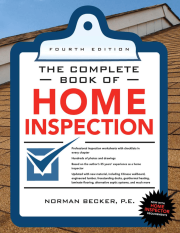 Complete Book of Home Inspection 4/E (The Complete Complete Book of Home Inspection 4/E (The Complete