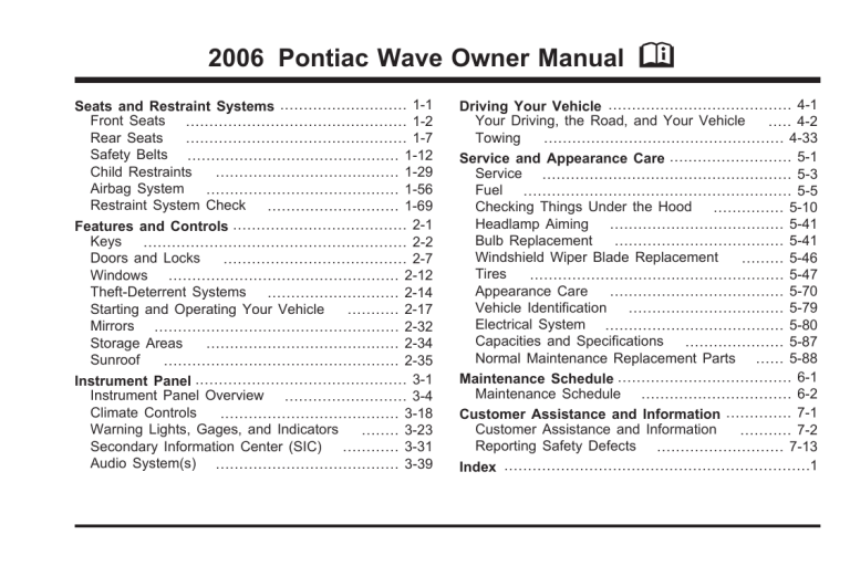 GM Owner Manuals GM Owner Manuals