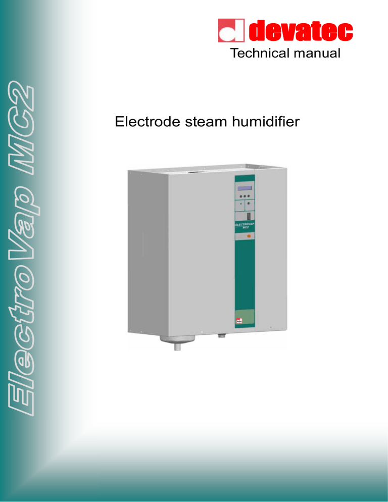 Electrode steam humidifier Electrode steam humidifier