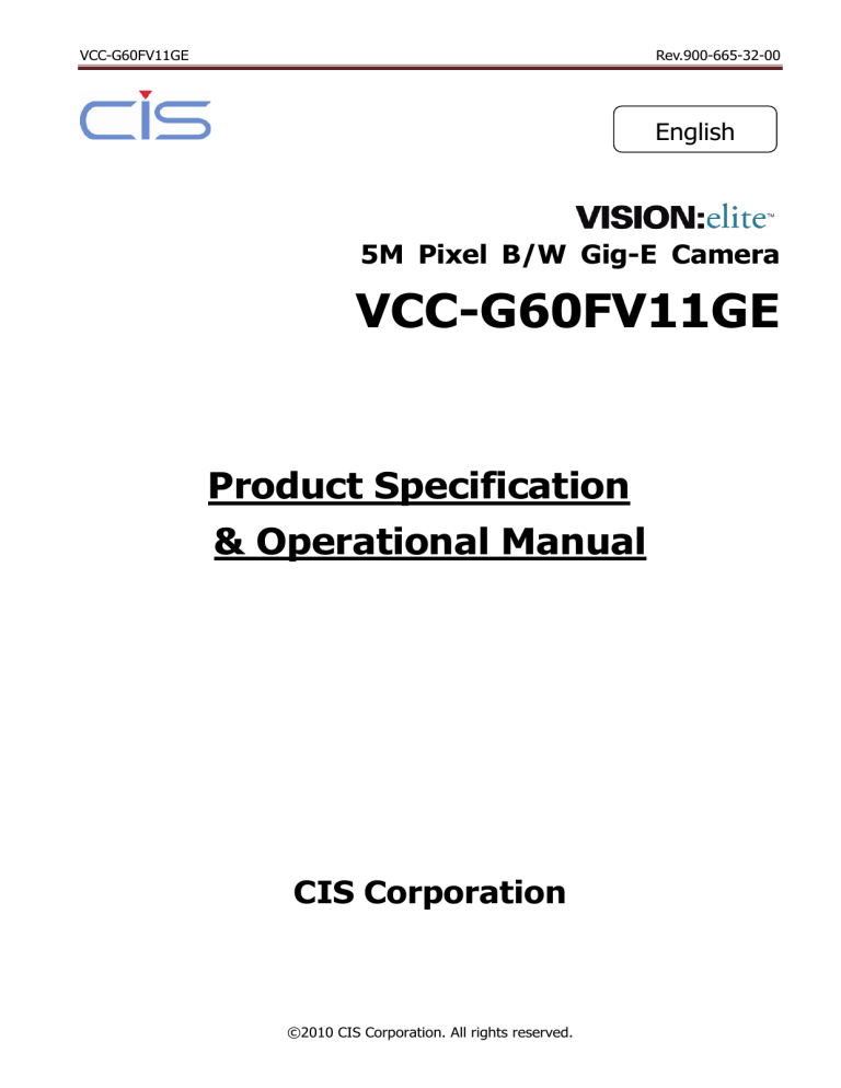 VCC-G60FV11GE VCC-G60FV11GE