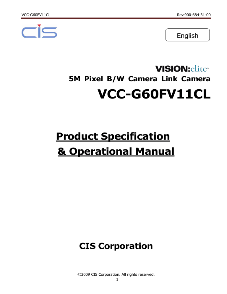 VCC-G60FV11CL VCC-G60FV11CL