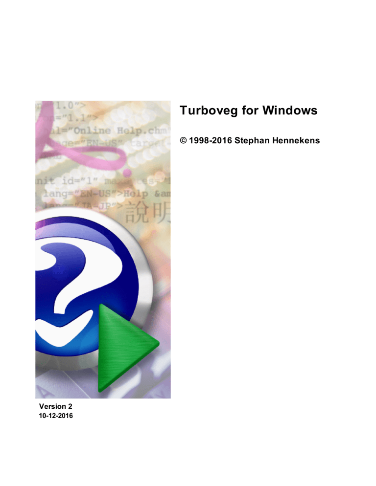 Turboveg for Windows - Synbiosys.alterra.nl). Turboveg for Windows - Synbiosys.alterra.nl).