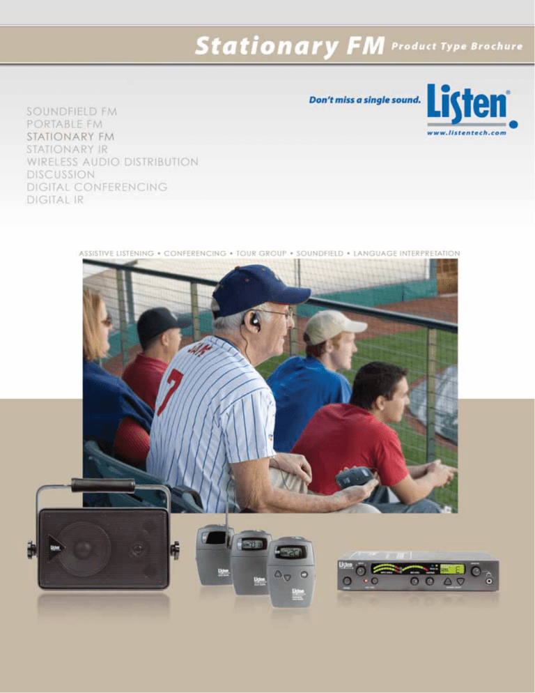 Listen Portable FM System Listen Portable FM System
