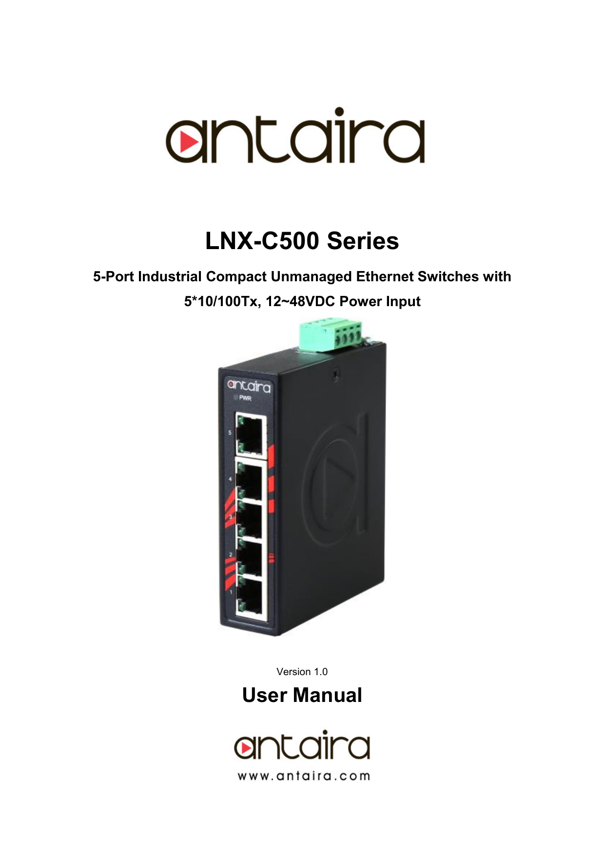 ANTAIRA LNX C500 User Manual Manualzz