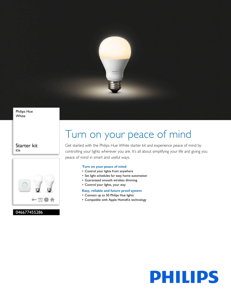 046677455286 Philips White 046677455286 Philips White