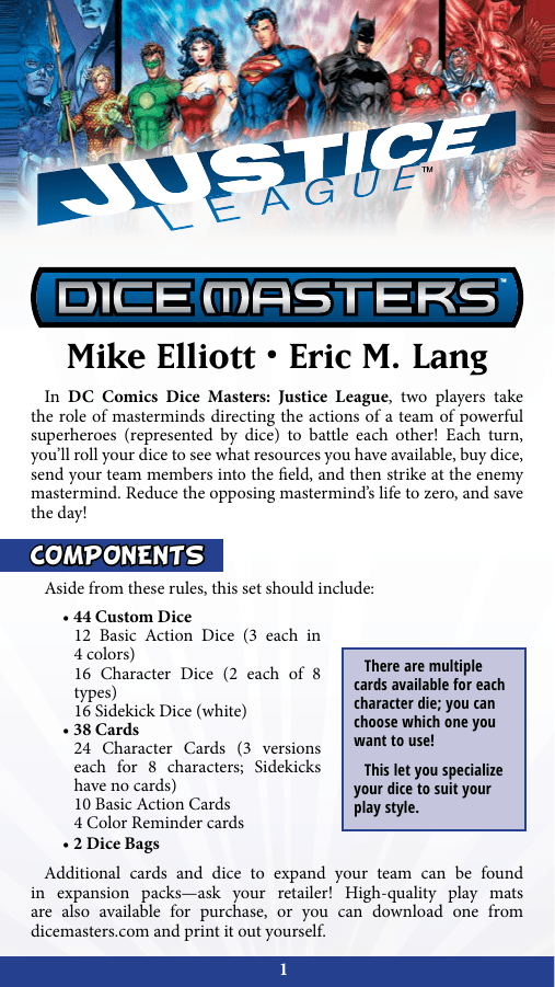 Mike Elliott • Eric M. Lang Mike Elliott • Eric M. Lang