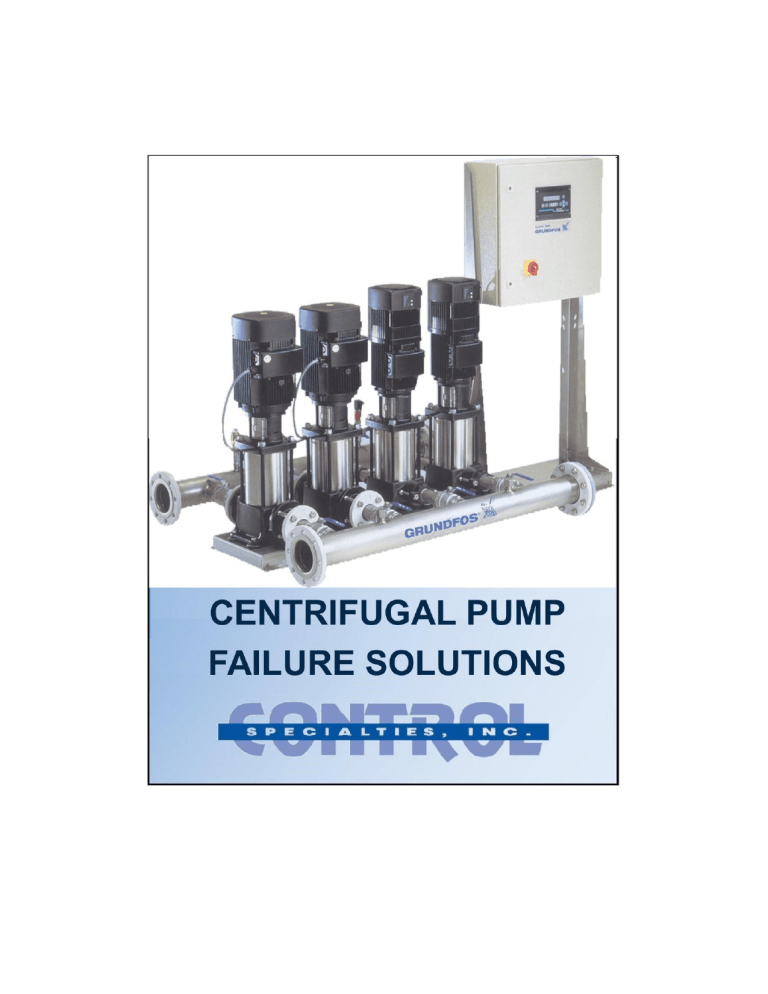Centrifugal Pump Failure Solutions EBook Centrifugal Pump Failure Solutions EBook