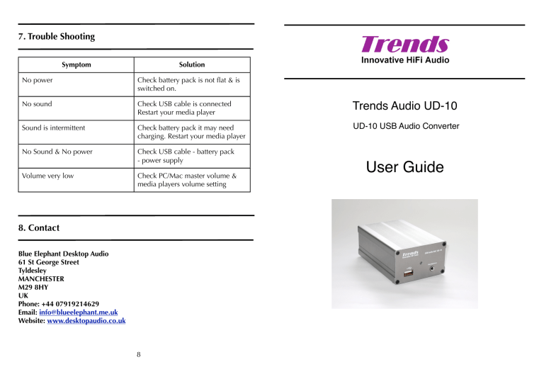 UD-10 Guide UD-10 Guide