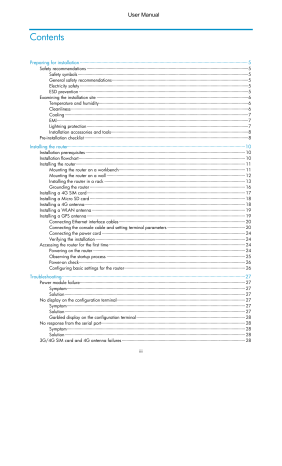 Contents Contents