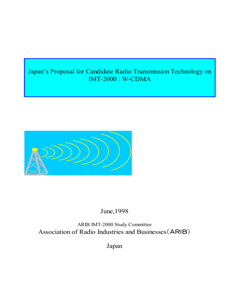June,1998 Association of Radio Industries and Businesses June,1998 Association of Radio Industries and Businesses