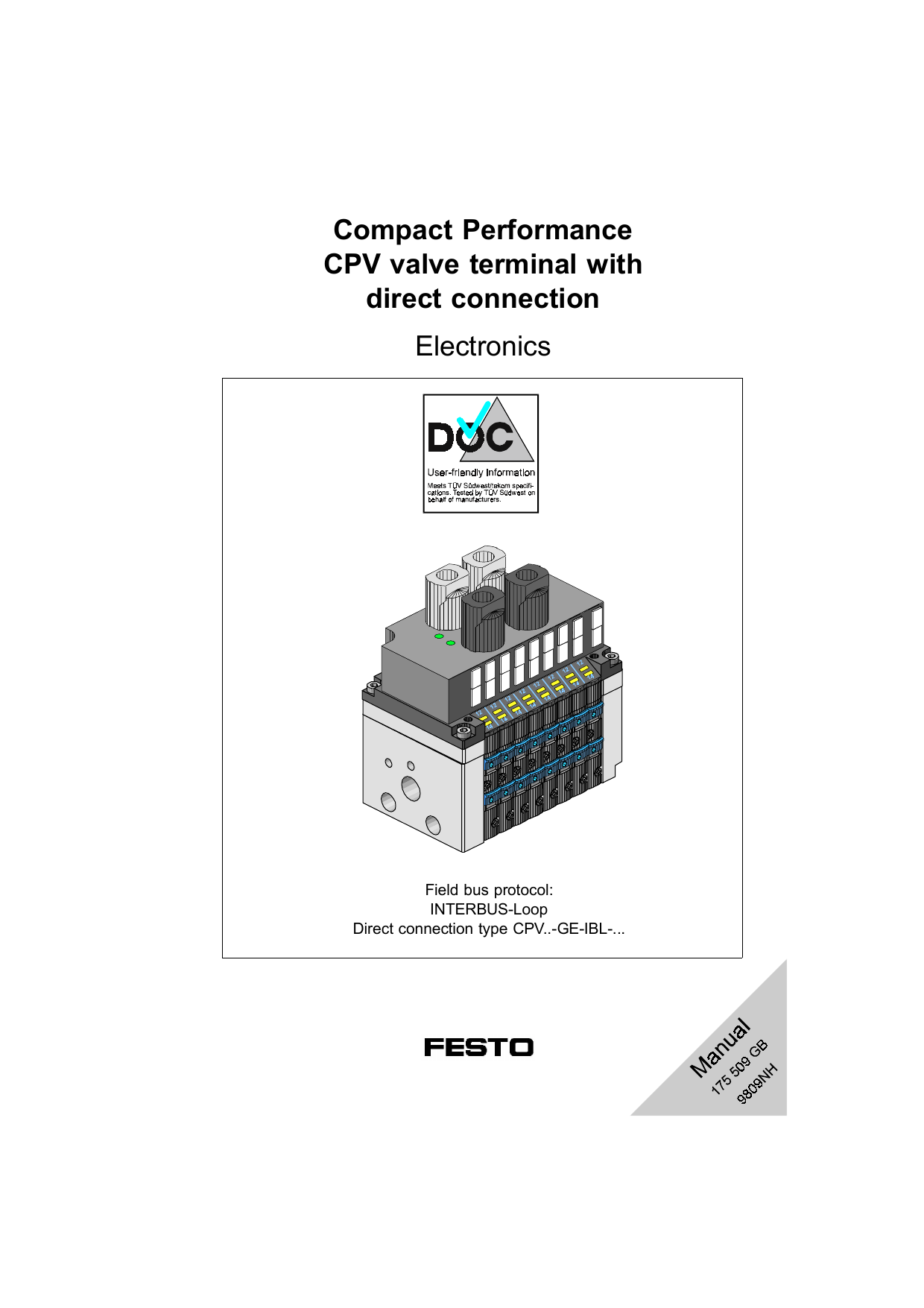 Compact Performance CPV Valve Terminal With Direct Manualzz