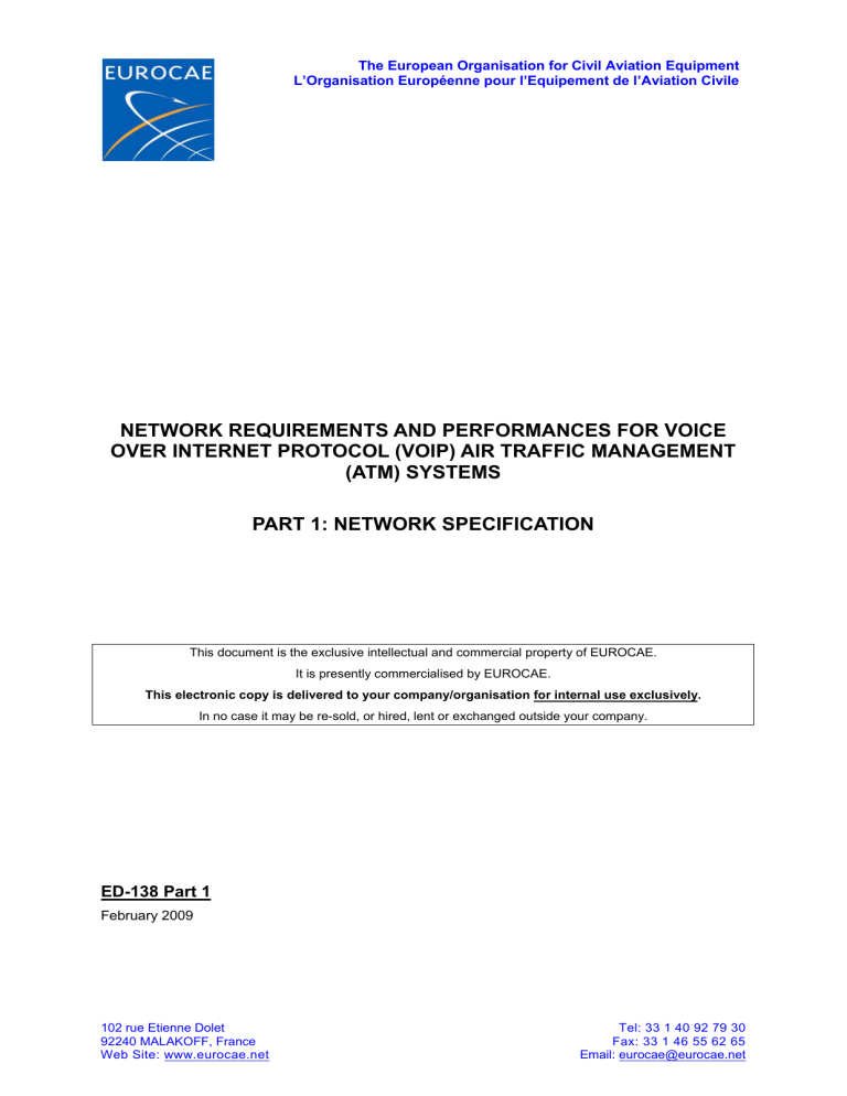 network requirements and performances for voice over network requirements and performances for voice over