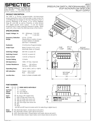 4052 Speed Switch Programable 4052 Speed Switch Programable