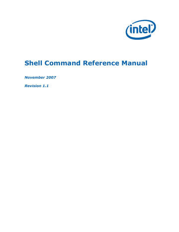 Shell Command Reference Manual Shell Command Reference Manual