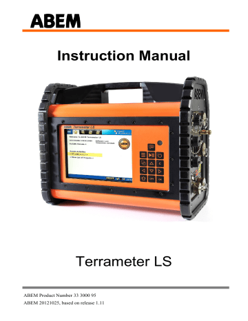 User Guide Terrameter LS User Guide Terrameter LS
