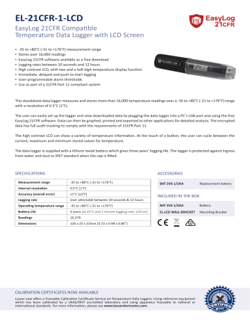 EL-21CFR-1-LCD EL-21CFR-1-LCD