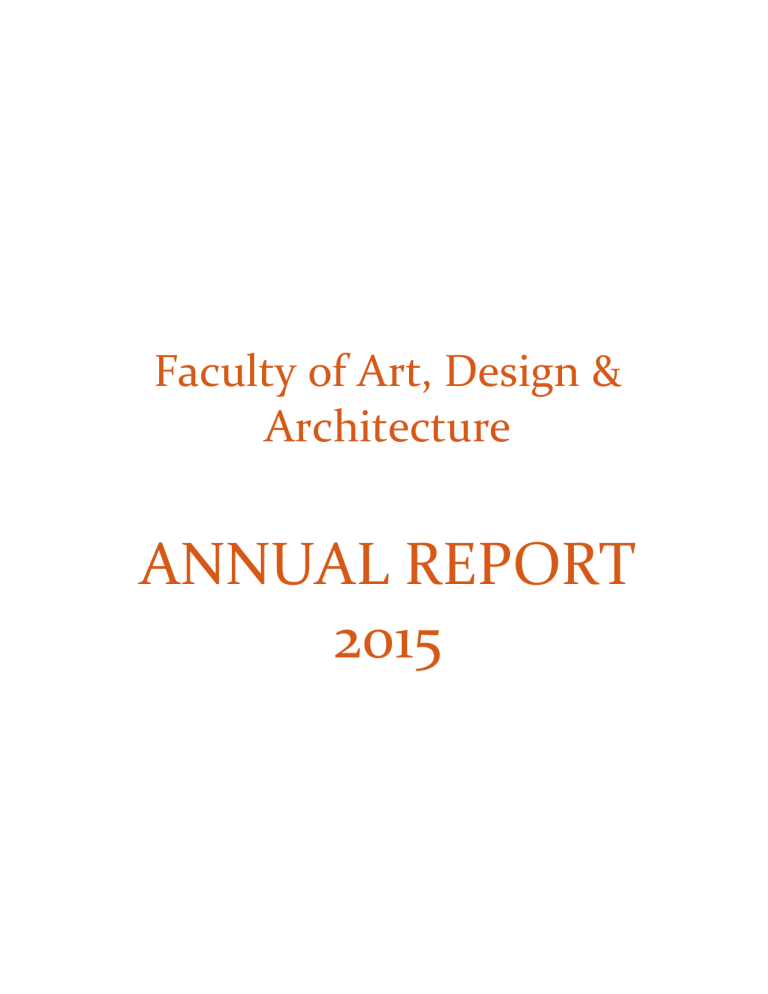 fada annual report 2105 - University of Johannesburg fada annual report 2105 - University of Johannesburg