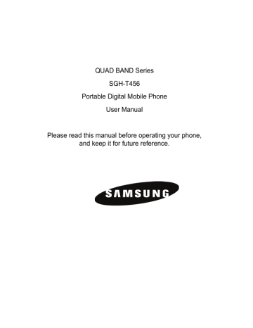 Samsung SGH-T456 User manual | Manualzz