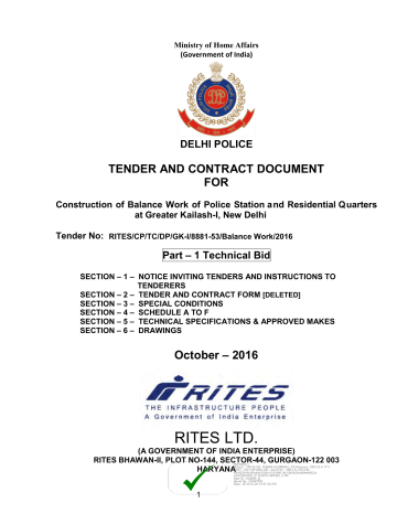 section 2 tender and contract form for works section 2 tender and contract form for works