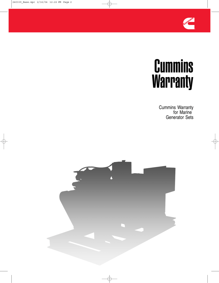 Cummins Warranty - Cummins Engines Cummins Warranty - Cummins Engines