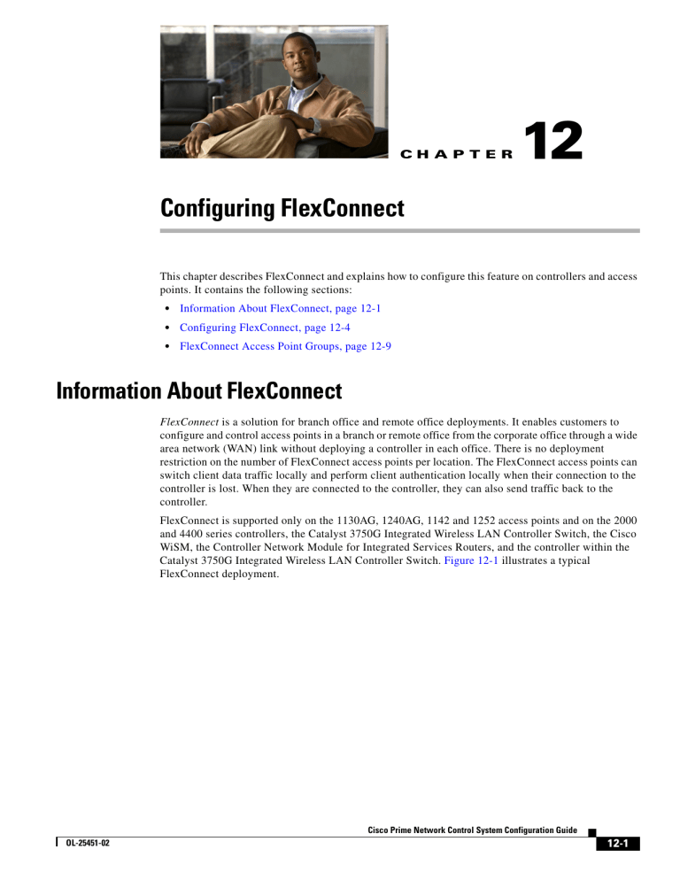 Chapter 12: Configuring FlexConnect Chapter 12: Configuring FlexConnect