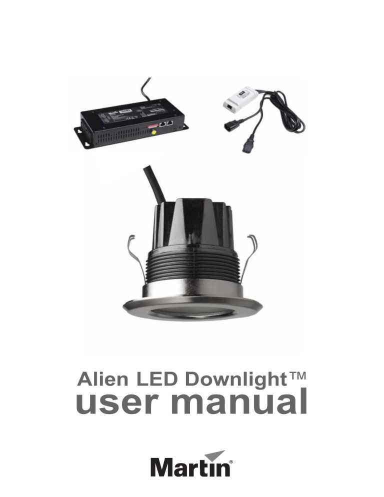 user manual Alien LED Downlight user manual Alien LED Downlight