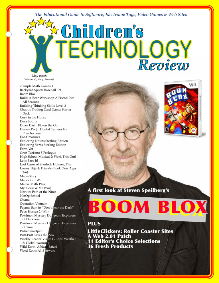 May 2008 - Children`s Technology Review May 2008 - Children`s Technology Review
