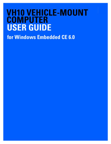 VH10 Vehicle-Mount Computer User Manual | Manualzz VH10 Vehicle-Mount Computer User Manual | Manualzz