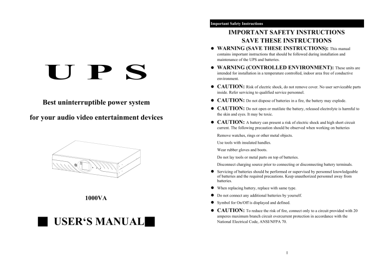 user`s manual user`s manual