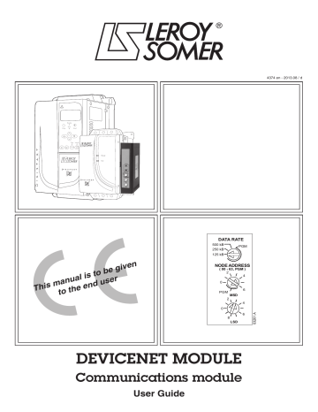 DeviceNet Module User Guide DeviceNet Module User Guide