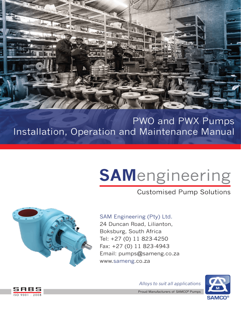 PWO Operating Manual PWO Operating Manual