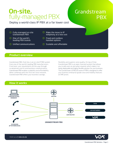 On-site, fully-managed PBX On-site, fully-managed PBX