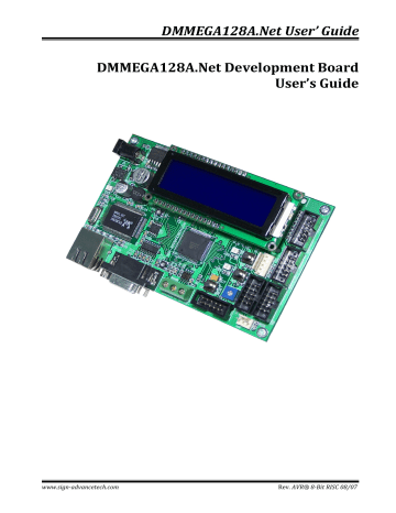 DMMEGA128A.Net User` Guide DMMEGA128A.Net Development DMMEGA128A.Net User` Guide DMMEGA128A.Net Development