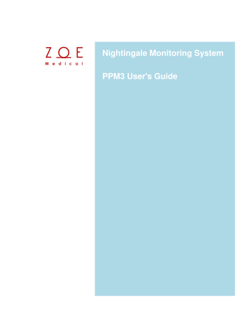z Nightingale Monitoring System PPM3 User`s Guide z Nightingale Monitoring System PPM3 User`s Guide
