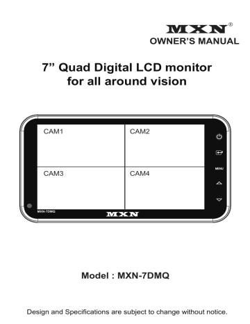 MXN MXN-7DMQ Owner's Manual | Manualzz MXN MXN-7DMQ Owner's Manual | Manualzz
