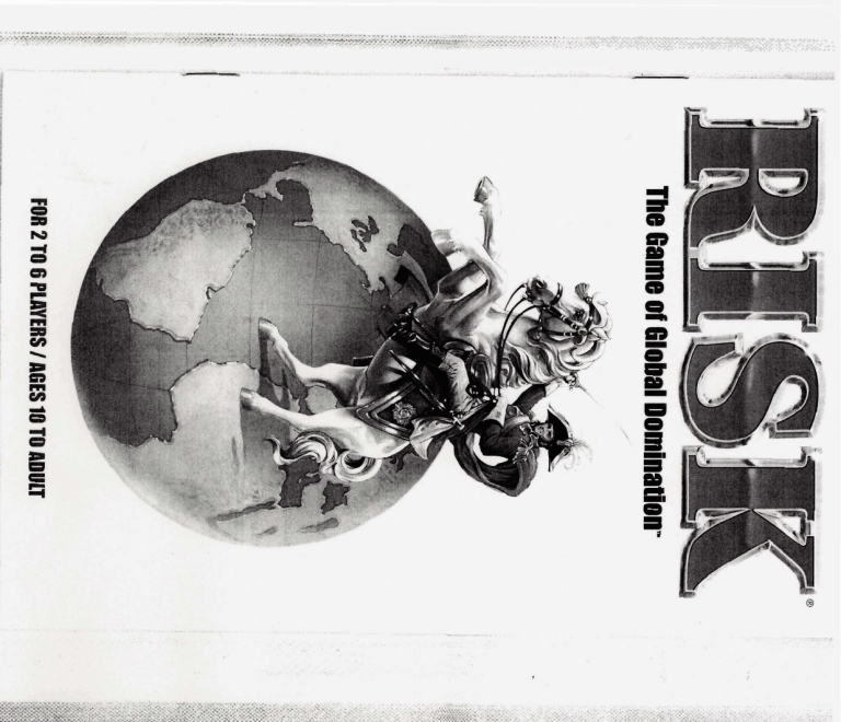 Hasbro Risk Game of Global Domination Operating instructions Hasbro Risk Game of Global Domination Operating instructions