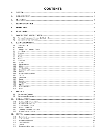 contents - Satsklep contents - Satsklep