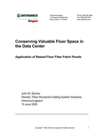 Raised Floor Patch Panel Raised Floor Patch Panel