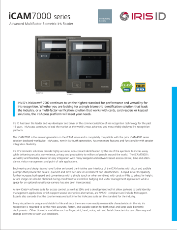 iCAM7000 series - Flyer - center iCAM7000 series - Flyer - center