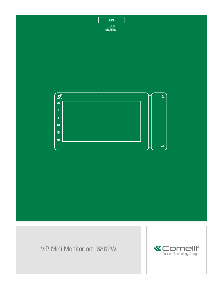 ViP Mini Monitor art. 6802W ViP Mini Monitor art. 6802W
