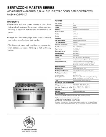 BERTAZZONI MASTER SERIES BERTAZZONI MASTER SERIES