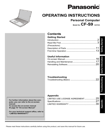 Operating Instructions Operating Instructions