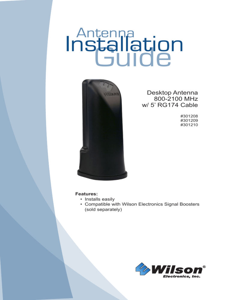 Installation - Wilson Amplifiers Installation - Wilson Amplifiers