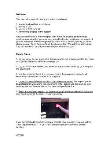 This manual is meant to assist you in the This manual is meant to assist you in the
