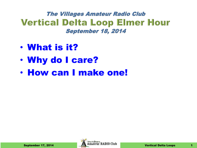 Vertical Delta Loop Vertical Delta Loop