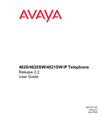 4620/4620SW/4621SW IP Telephone Release 2.2 User | Manualzz 4620/4620SW/4621SW IP Telephone Release 2.2 User | Manualzz